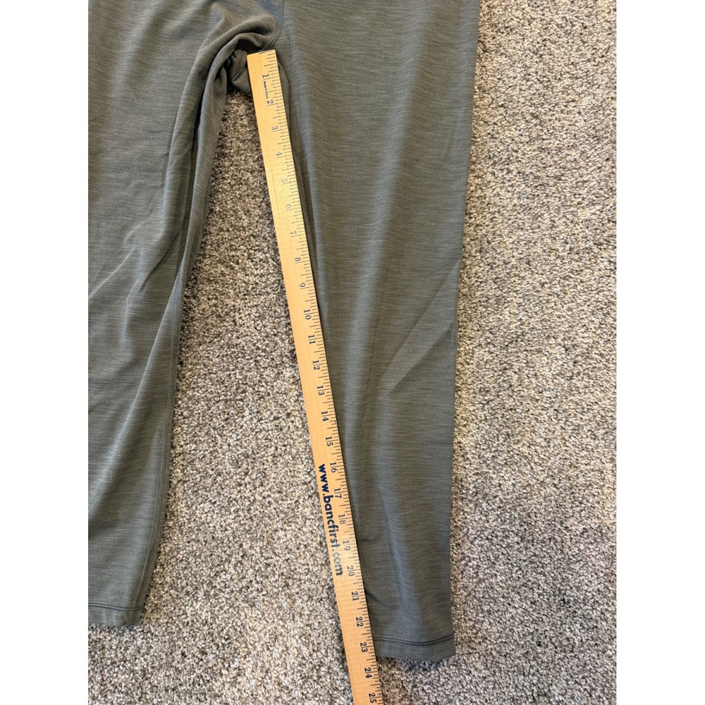 Athleta Leggings Womens Medium Green Elation 7/8 Tight Ultra High Rise Heathered - Picture 6 of 9